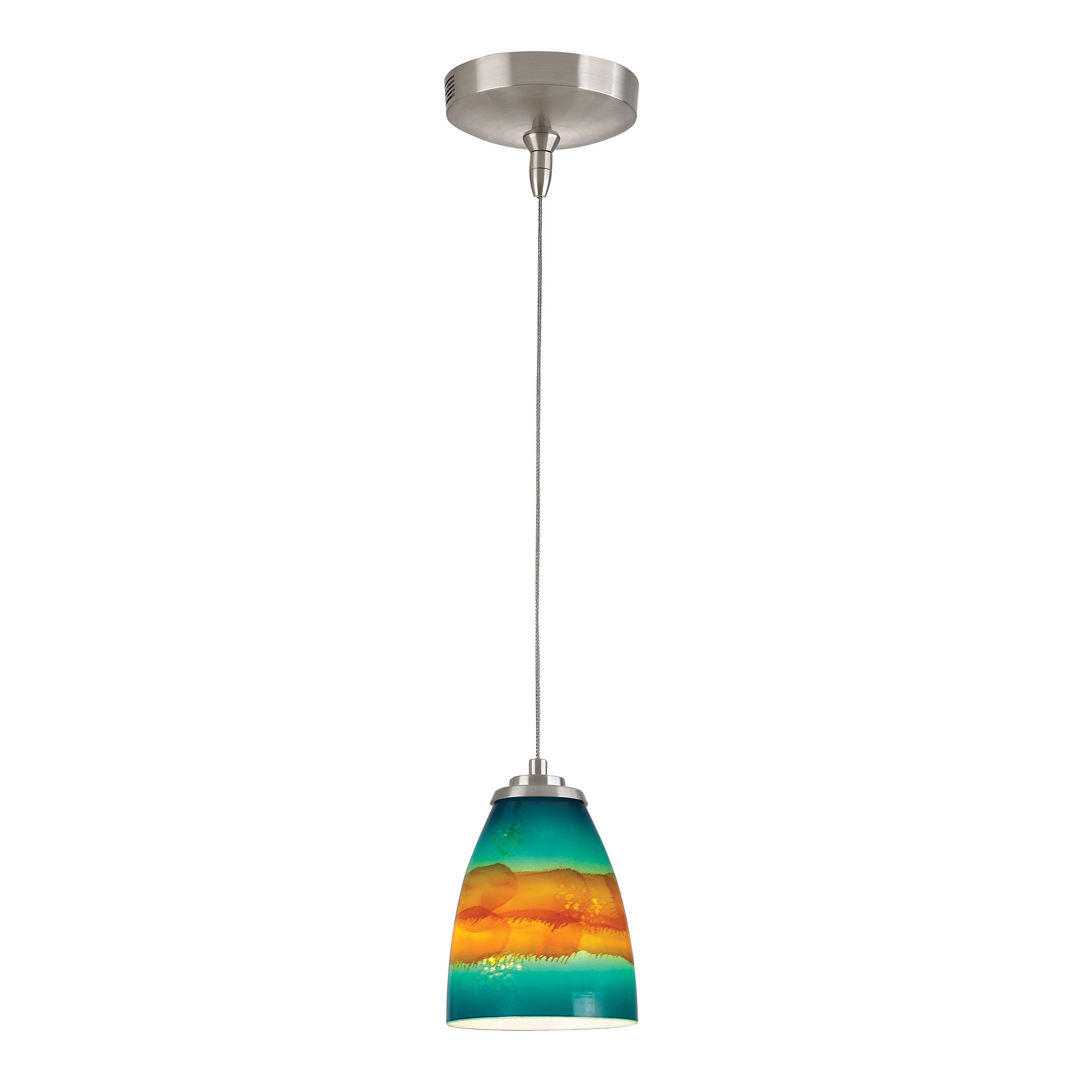 Elk Home 5-Inch Wide Low Voltage Pendant, Contemporary, Brown - image 1 of 3