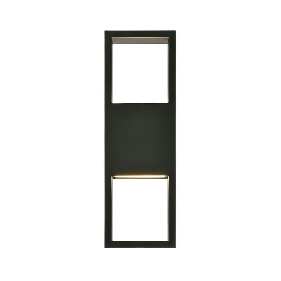 Elk Home 5-Inch Wide Outdoor Reflection Point Wall Sconce, Matte Black