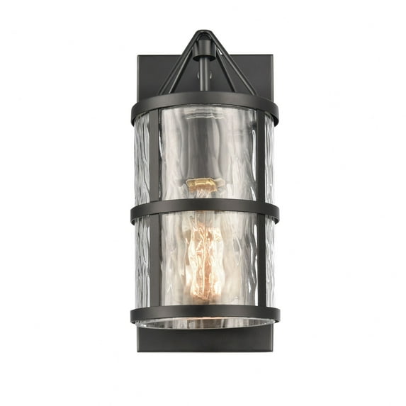 Elk Home 5-Inch Wide Solace Sconce, Transitional, Matte Black