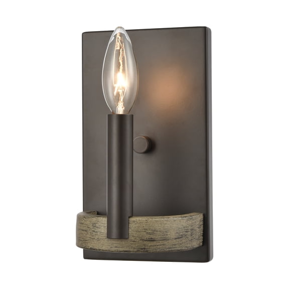 Elk Home 5-Inch Wide Transitions Sconce, Transitional, Oiled Bronze