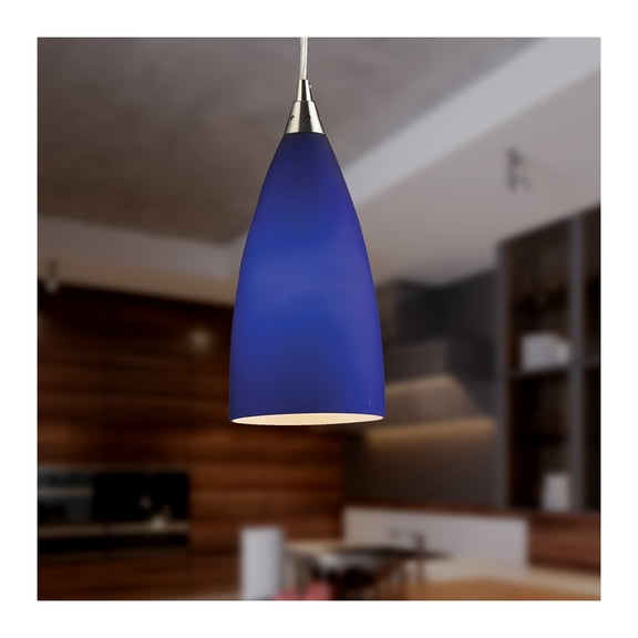 Elk Home 5-Inch Wide Vesta Mini Pendant, Transitional, Satin Nickel