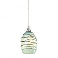 thumbnail image 1 of Elk Home 5-Inch Wide Vines Mini Pendant, Transitional, Satin Nickel, 1 of 2