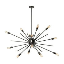 Elk Home 54-Inch Wide Xenia Chandelier, Modern, Oil Rubbed Bronze