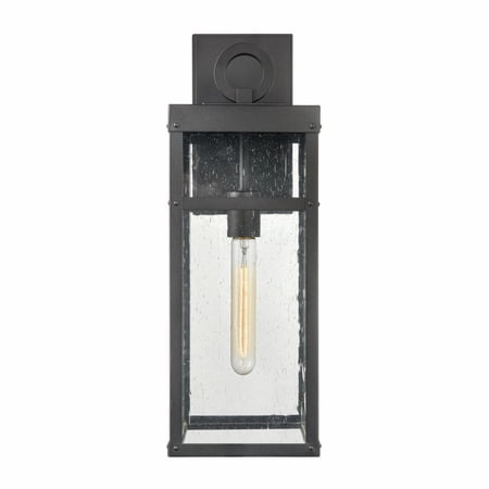 Elk Home 6.5-Inch Wide Outdoor Dalton Wall Sconce, Textured Black