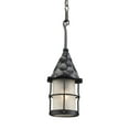 thumbnail image 1 of Elk Home 6.5-Inch Wide Rustica Hanging, Traditional, Matte Black, 1 of 4