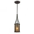 thumbnail image 1 of Elk Home 6-Inch Wide Barringer Mini Pendant, Traditional, Aged Bronze, 1 of 2