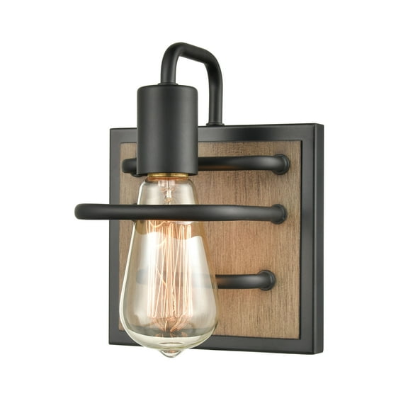 Elk Home 6-Inch Wide Copley Vanity Light, Transitional, Matte Black