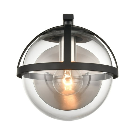 Elk Home 6-Inch Wide Davenay Vanity Light, Transitional, Satin Nickel