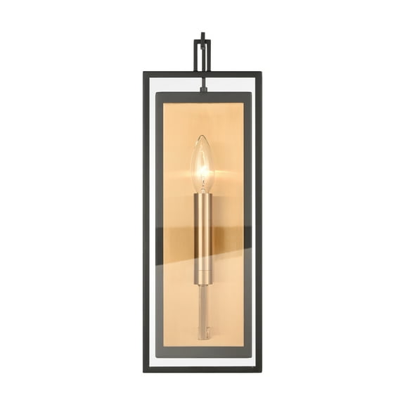 Elk Home 6-Inch Wide Gianni Sconce, Modern/Contemporary, Matte Black