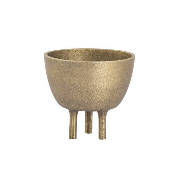 Elk Home 6-Inch Wide Kiser Bowl - Tray, Contemporary, Gold, Metal