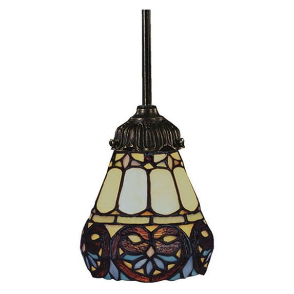 Elk Home 6-Inch Wide Mix-N-Match Pendant, Traditional, Tiffany Bronze