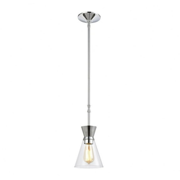 Elk Home 6-Inch Wide Modley Pendant, Contemporary, Polished Chrome