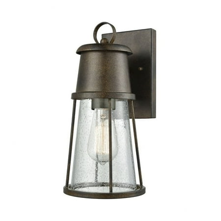 Elk Home 6-Inch Wide Outdoor Crowley Wall Sconce, Hazelnut Bronze