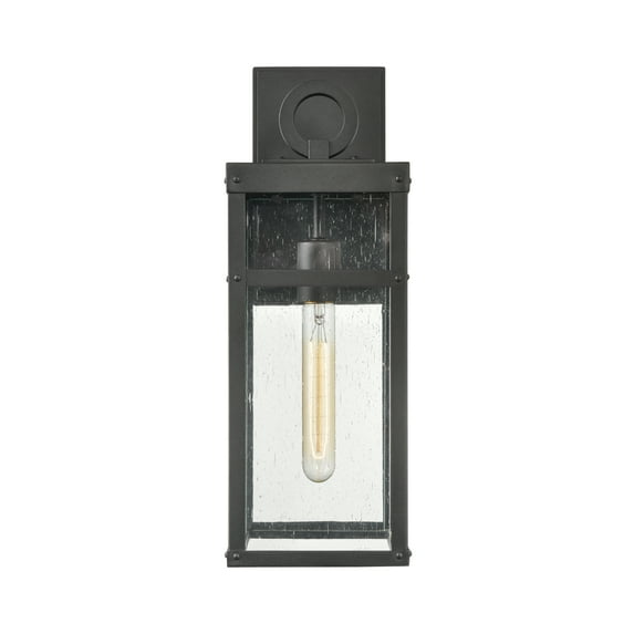 Elk Home 6-Inch Wide Outdoor Dalton Wall Sconce, Textured Black