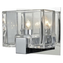 Elk Home 6-Inch Wide Ridgecrest Vanity Light, Polished Chrome