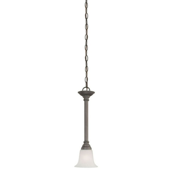 Elk Home 6-Inch Wide Riva Mini Pendant, Transitional, Painted Bronze