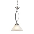 thumbnail image 1 of Elk Home 7-Inch Wide Elysburg Mini Pendant, Transitional, Satin Nickel, 1 of 2