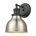 thumbnail image 1 of Elk Home 7-Inch Wide Haralson Vanity Light, Traditional, Charcoal, 1 of 4