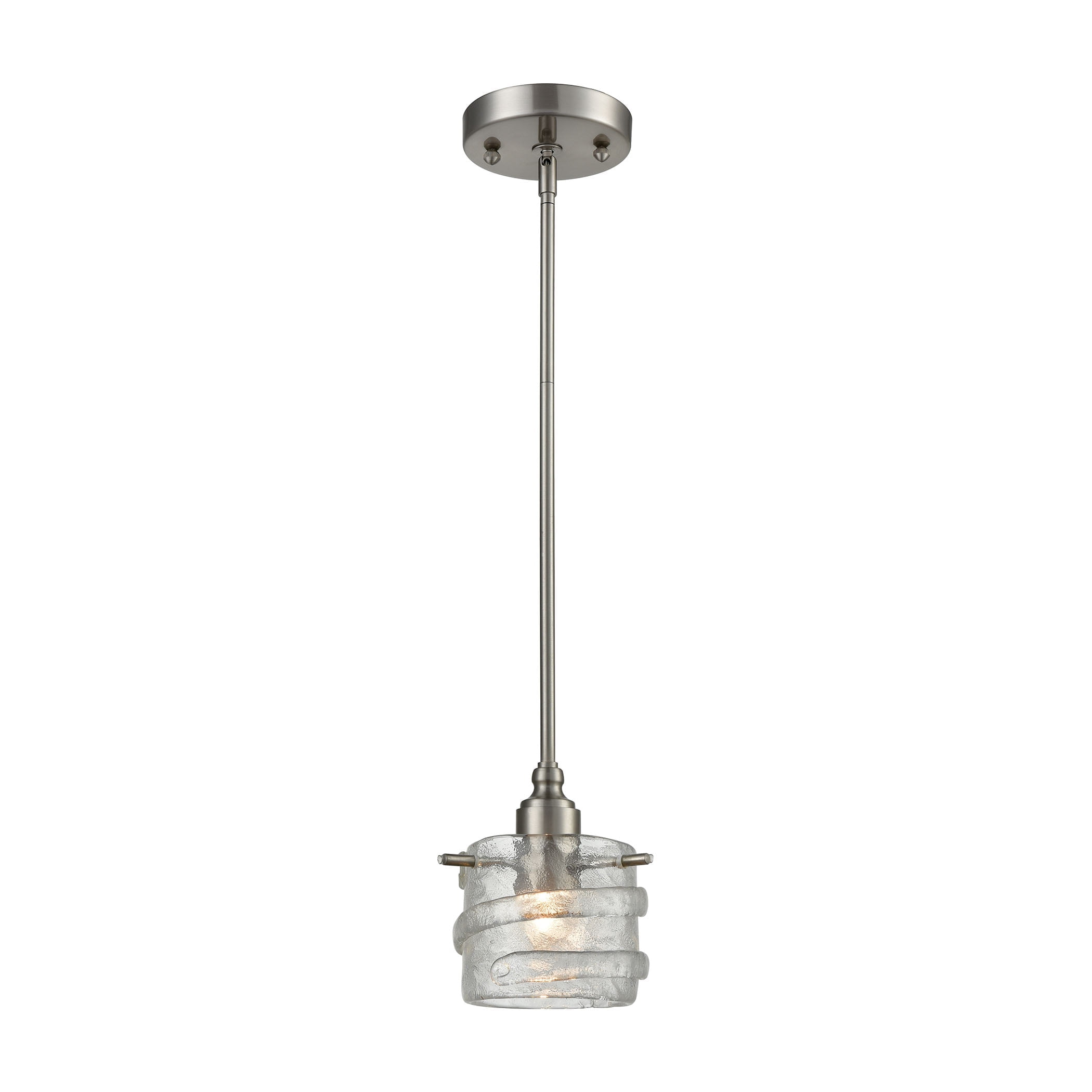 Elk Home 7-Inch Wide Hiver Mini Pendant, Transitional, Clear