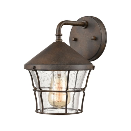 Elk Home 7-Inch Wide Outdoor Gavin Wall Sconce, Hazelnut Bronze