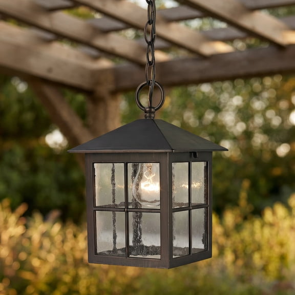 Elk Home 7-Inch Wide Shaker Heights Hanging Traditional-Bronze