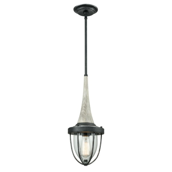 Elk Home 7-Inch Wide Sturgis Pendant, Transitional, Silvered Graphite
