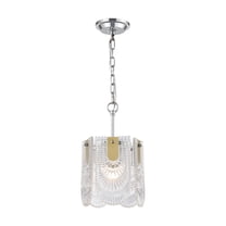 Elk Home 8.5-Inch Wide Darjeeling Pendant, Contemporary, Clear