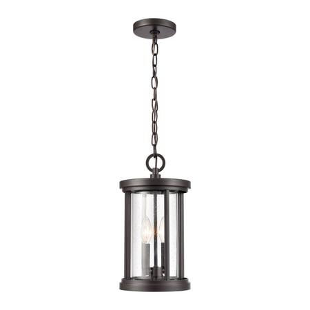 Elk Home 8-Inch Wide Brison Hanging, Transitional, Oil Rubbed Bronze