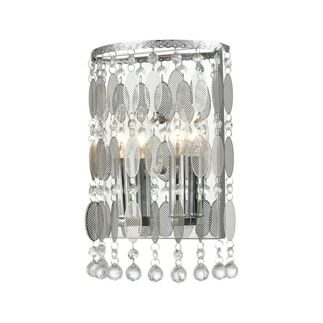 Elk Home 8-Inch Wide Chamelon Sconce, Contemporary, Polished Chrome