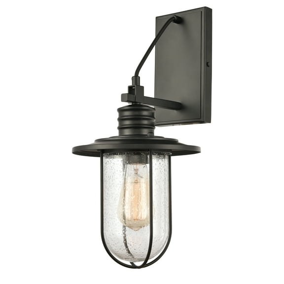 Elk Home 8-Inch Wide Lakeshore Drive Sconce, Transitional, Matte Black