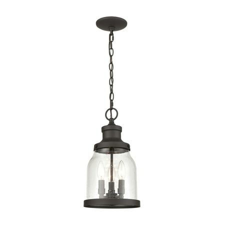 Elk Home 8-Inch Wide Renford Hanging, Traditional-Architectural Bronze