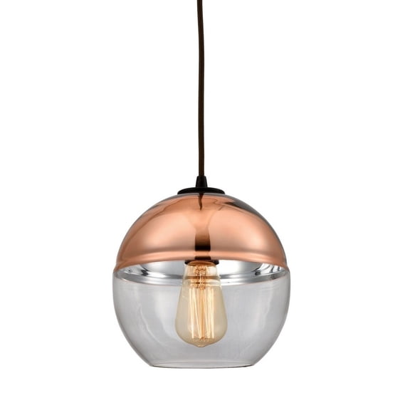 Elk Home 8-Inch Wide Revelo Pendant, Contemporary, Oil Rubbed Bronze