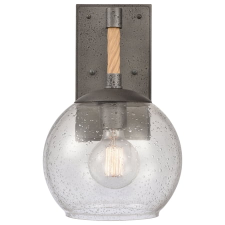 Elk Home 8-Inch Wideoutdoor Orlando Wall Sconce, Transitional, Iron