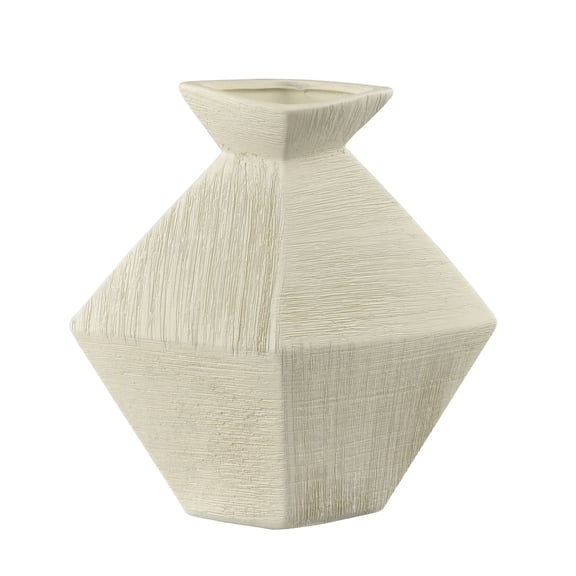 Elk Home Tripp 9.75-Inch Tall Decorative Vase in Matte Beige - Set of 1