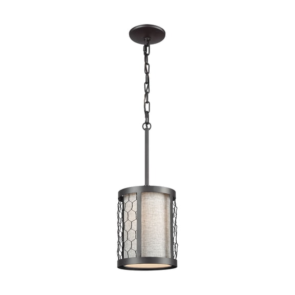 Elk Home 9-Inch Wide Filmore Pendant, Transitional, Oiled Bronze