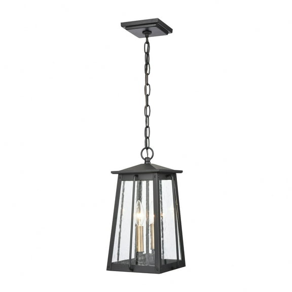 Elk Home 9-Inch Wide Kirkdale Hanging, Transitional, Matte Black