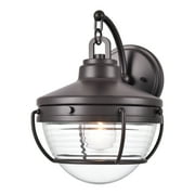 Elk Home 9-Inch Wide Outdoor Eastport Wall Sconce, Oil Rubbed Bronze