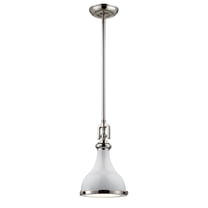 Elk Home 9-Inch Wide Rutherford Pendant, Transitional, Gloss White