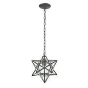 Elk Home Star 9-inch Wide 1-Light Mini Pendant in Oil Rubbed Bronze