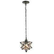 Elk Home Star 1-Light Oil Rubbed Bronze Mini Pendant, 9-inch Wide