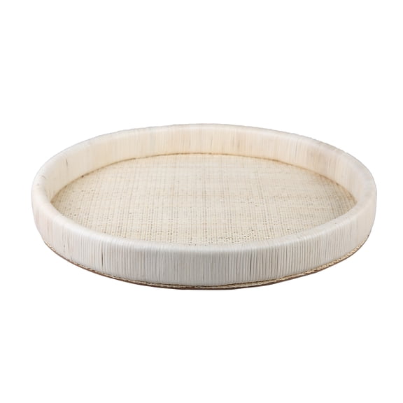 Elk Home Akio Traditional Rattan Tray in Natural Finish