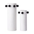 thumbnail image 1 of Elk Home Beaded Scandinavian Vase in Plaster White Finish, 1 of 5