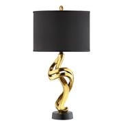 Elk Home Belle 1-Light Art Deco Table Lamp in Gold