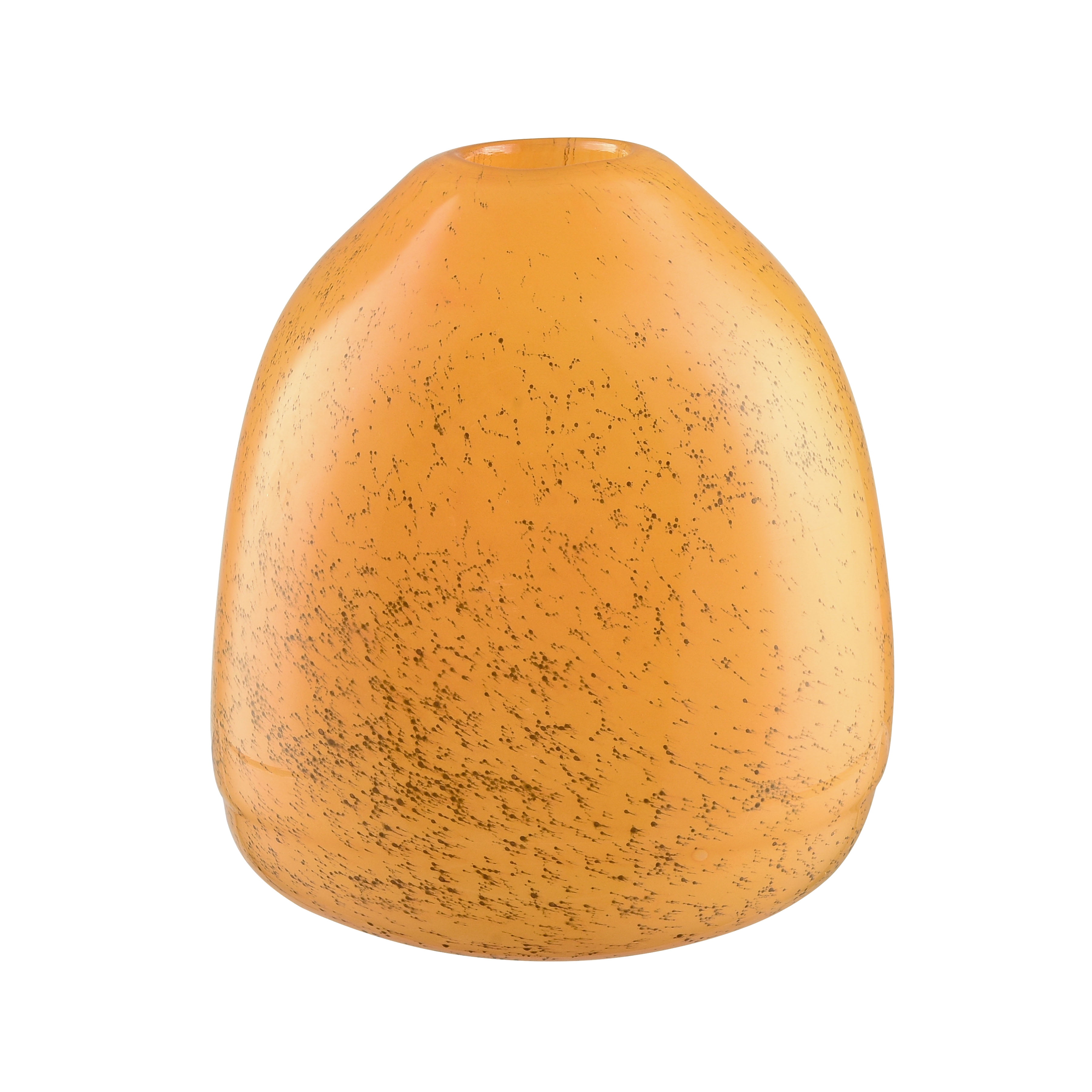 Elk Home Berk Mid Century Modern Medium Vase in Orange Finish - Walmart.com