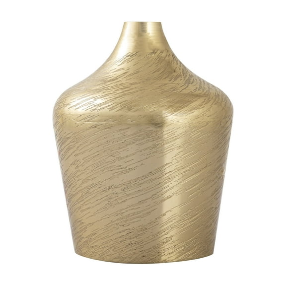 Elk Home Caliza Traditional Small Vase in Champagne Gold Finish