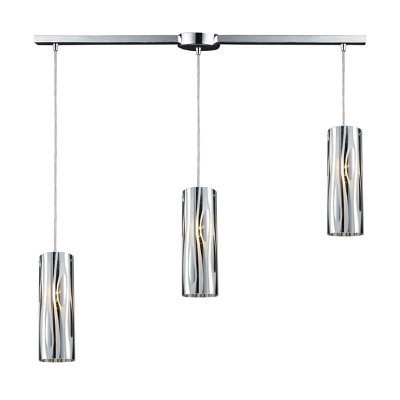 Elk Home - Chromia - 3 Light Linear Pendant in Modern/Contemporary Style with