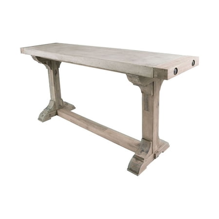 Dimond Home Pirate Console Table in Waxed Atlantic