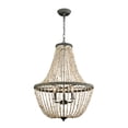 thumbnail image 1 of Elk Home Cote des Basques 20'' Wide 3-Light Pendant - Pebble Gray, 1 of 2
