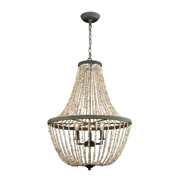Elk Home Cote des Basques 20'' Wide 3-Light Pendant - Pebble Gray
