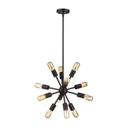 Elk Home Delphine 12-Light Oil Rubbed Bronze Modern Chandelier